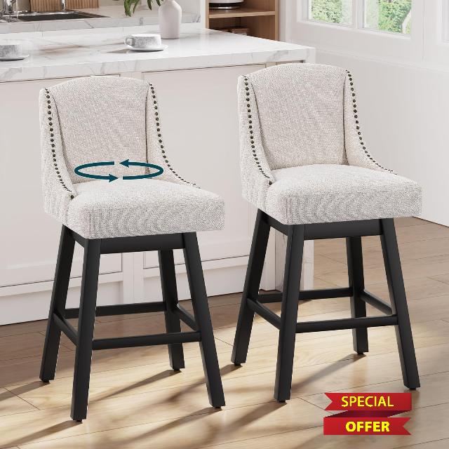 Counter Height Bar Stools Set of 2