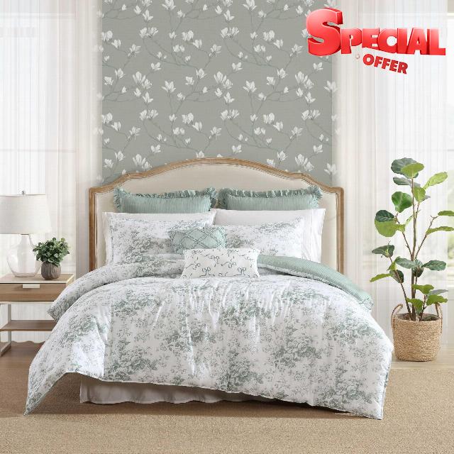 Laura Ashley - King Comforter Set