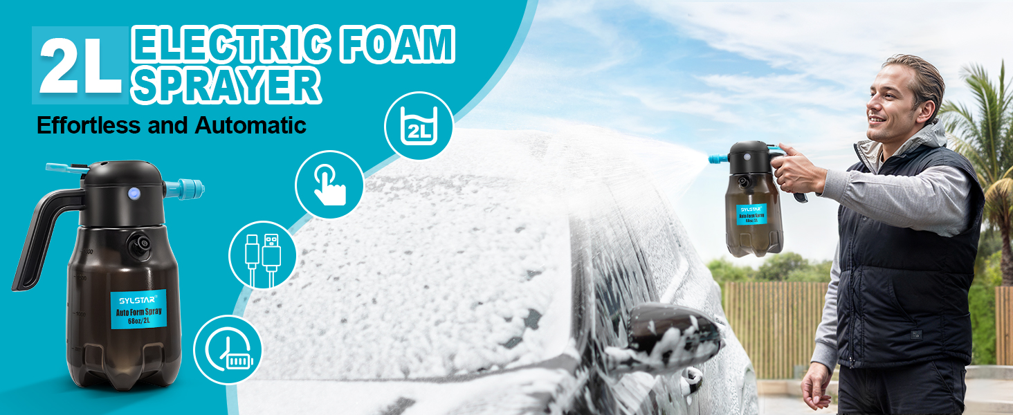 electric foam sprayer