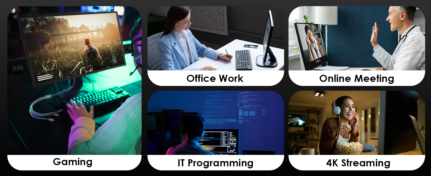 Suitable for video games, business office, high-speed downloads and other occasions.