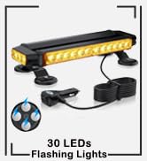 eSynic Trailer Light Set, Professional 2pcs 12v Rear Tail Light Trailer Lights Waterproof Brake I...