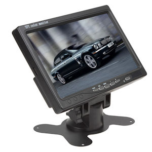 Dual 4.3 Clip On Mirror Monitor