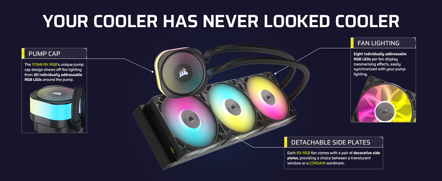 addressable rgb leds; rgb lighting; detachable side plates;