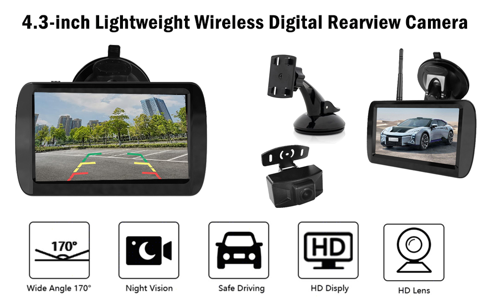 Digital Wireless Reversing Camera kit