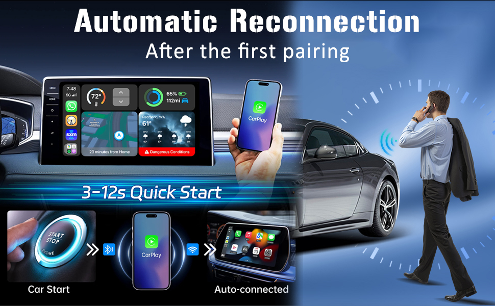 smim Wireless CarPlay Adapter for iPhone