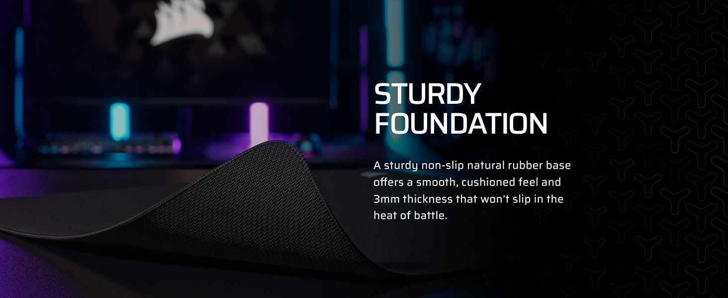 anti-fray stitched edges, anti-fray mouse pad, GAMING MOUSE PAD