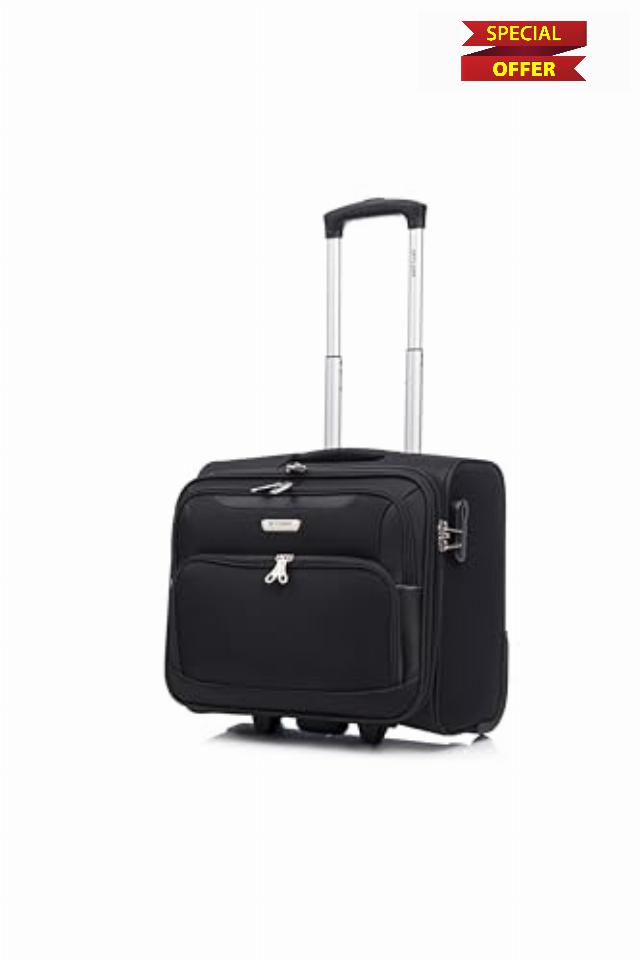Skylark Lightweight Laptop Bag with Quick-Rolling Wheels and Easy-Access Front Pocket - fits Laptops up to 16 inch (40 cm)