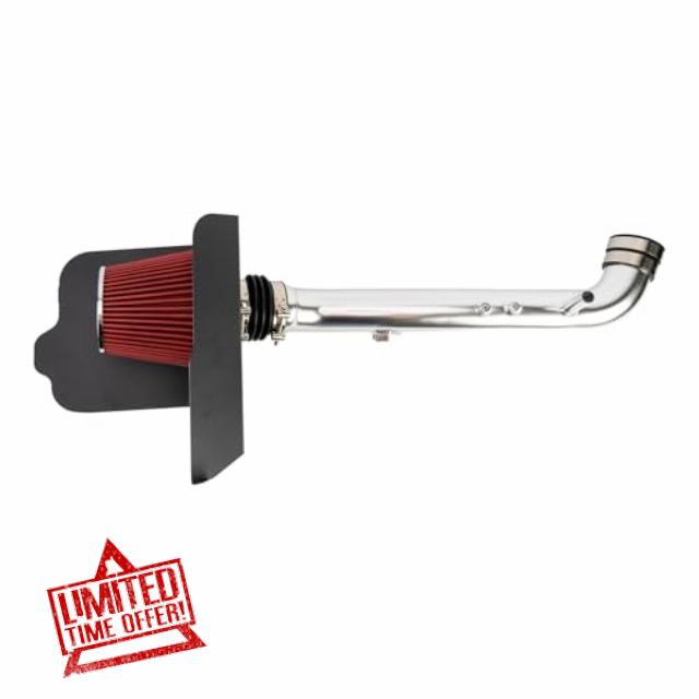 PHILTOP Cold Air Intake Red Tube + Heat Shield Compatible With Toyota Tacoma 2005-2023 2.7L