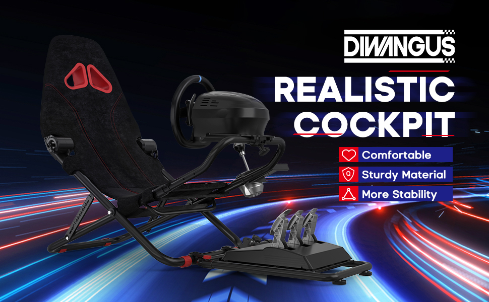 racing simulator cockpit
