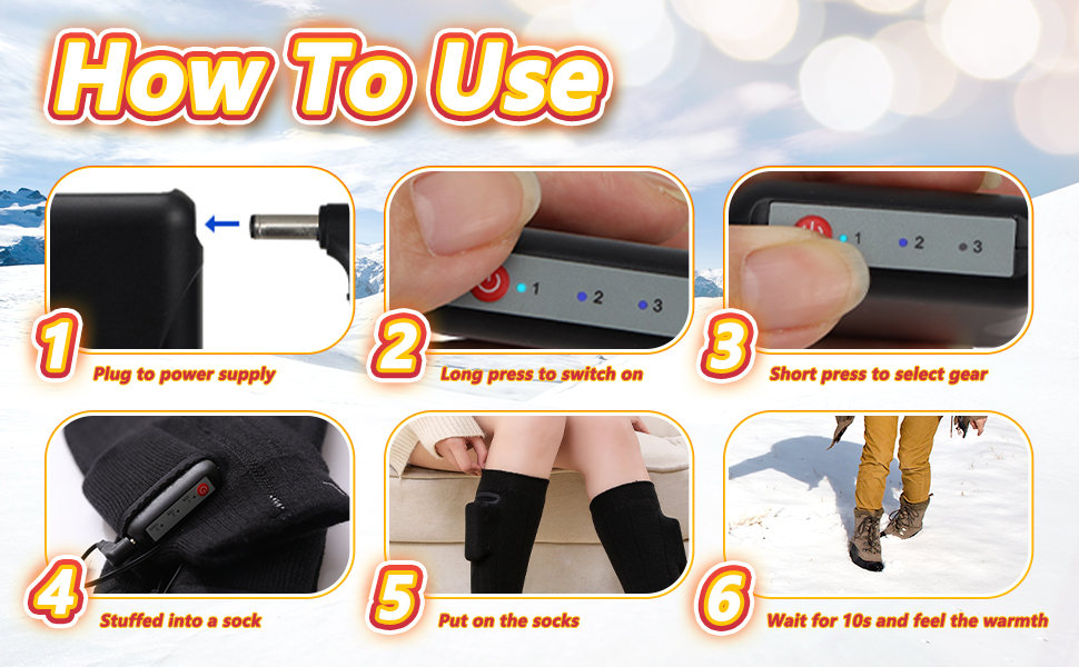 Heated Socks for Men