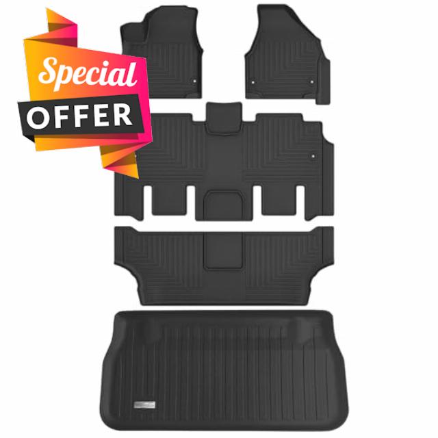 Floor Mats & Cargo Liner for 2017-2023 2024 Chrysler Pacifica(No Hybrid Models)
