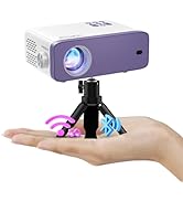 Mini Projector, VOPLLS Upgraded 1080P Full HD 14000L Video Projector Portable Outdoor Home Theate...