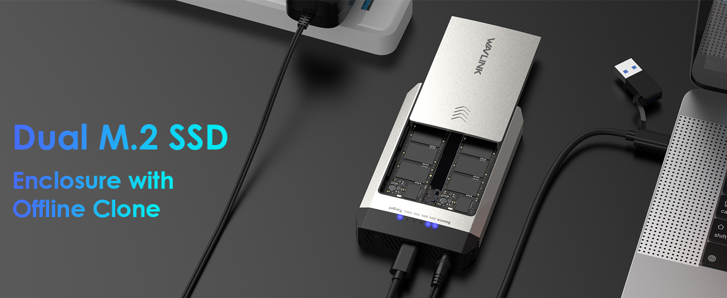 m.2 nvme ssd enclosure (ST348)
