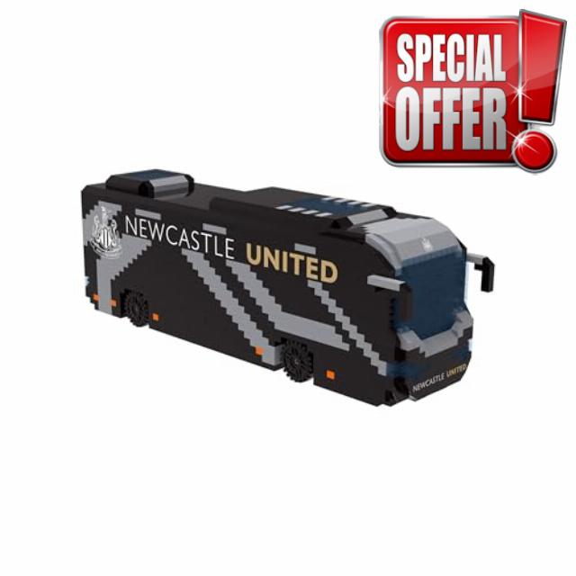 FOCO Officially Licensed Newcastle United FC 3D BRXLZ Bricks Football Coach Toy Model