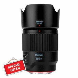 Meike 35mm F2.0 Auto Focus Full Frame STM Stepping Motor Lens Compatible with Sony E Mount Cameras A7 A7R A7IV A7R IV A7III A7RII A7RIII A7SIII A9 A7C A7CII