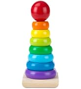 Melissa & Doug Pound and Roll Tower | Wooden hammer toy | Early developmental toy | Problem Solvi...
