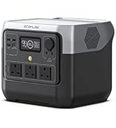 ECOFLOW Portable Power Station RIVER 2 MAX, 512Wh LiFeP04 Battery/ 1 Hour Fast Charging, Up To 10...