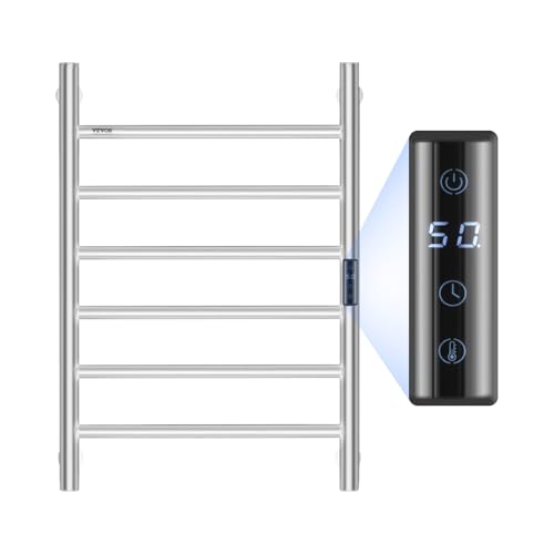 Wall Mounted Heated Towel Rack for Bathroom