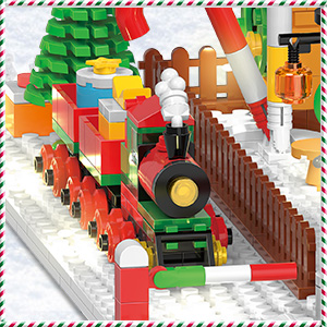 gingerbread house building set