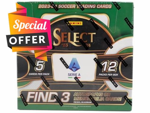 2023/24 Panini Select Serie A Soccer Hobby Trading Card Box