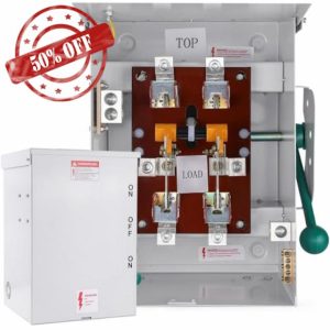 200 Amp Generator Transfer Switch - Manual Transfer Switch NEMA 3R Rated