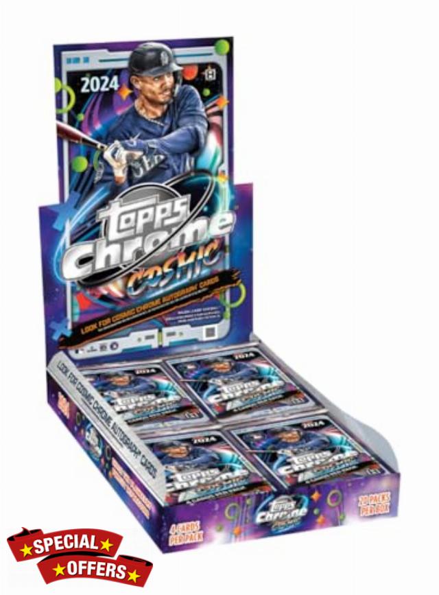 2024 Topps Chrome Cosmic Baseball Sealed Hobby Box (Look For Cosmic Chrome Autograph Cards)