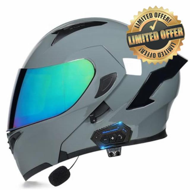 Bluetooth Modular Motorcycle Dual Visor Helmet