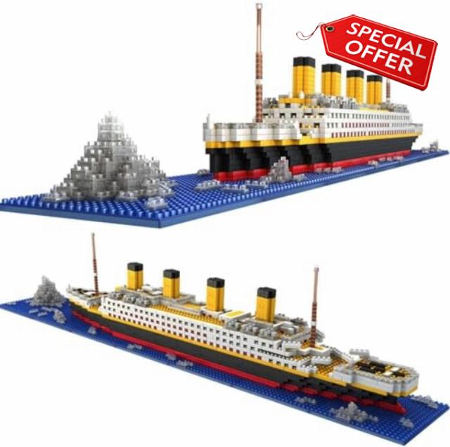 Titanic Model Building Blocks Kit