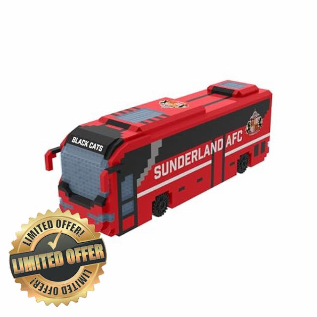 FOCO Officially Licensed Sunderland AFC 3D BRXLZ Bricks Football Coach Toy Model