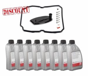 Transmission Service Kit w/ 8L ATF for Mercedes Sprinter 2500 & 3500 Models with 5 Speed Trans (2010-2018)