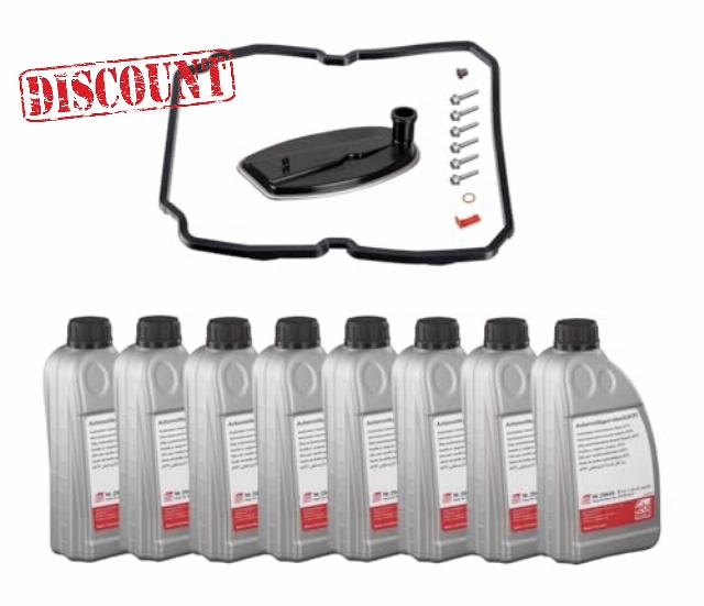 Transmission Service Kit w/ 8L ATF for Mercedes Sprinter 2500 & 3500 Models with 5 Speed Trans (2010-2018)