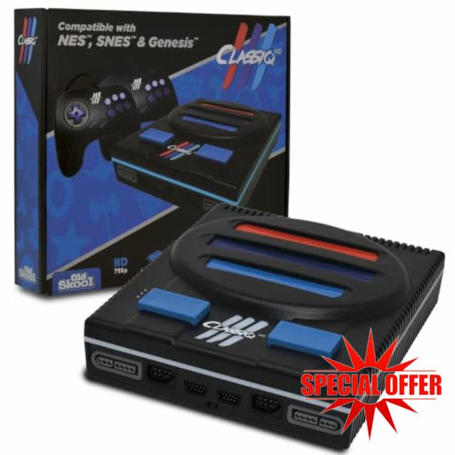 Old Skool Classiq 3 HD 720p 3 in 1 Video Game System
