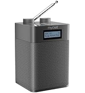 Mycket DAB/DAB+ Digital & FM Radio, Mains and Battery Powered Radio,Portable DAB Radio,Rechargeab...