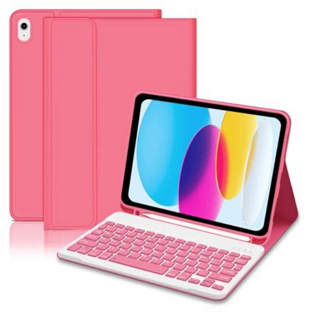 Lielax for iPad 10th Generation Case with Keyboard (10.9"