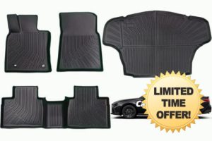 All Weather Floor Mats for Toyota Camry Hybrid 2025 Waterproof Carpet Cover Cargo Liners Custom Design Interior Accessories Custom Fit TPE Protector Trunk Matt