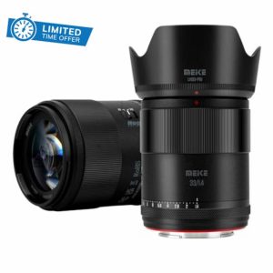 Meike 33mm F1.4 Wide Angle APS-C AF STM(Stepping Motor) Lens Auto Focus Fixed Prime Lenses for Sony E Mount Mirrorless Cameras ZV-E10 ZVE10 II A6600 A6400 A5000 A5100 A6000 A6100 A6300 A6500 A6700