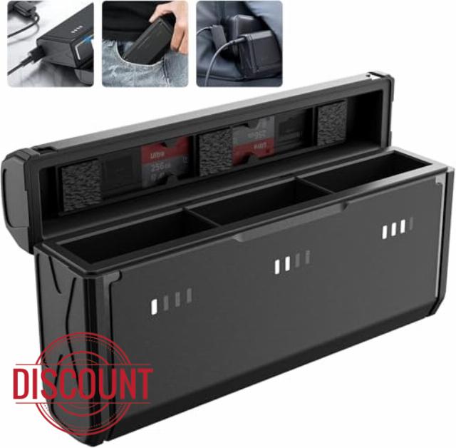 VIDIFY Fast 2.5 Hour Battery Charger for GoPro 12 11 10 9