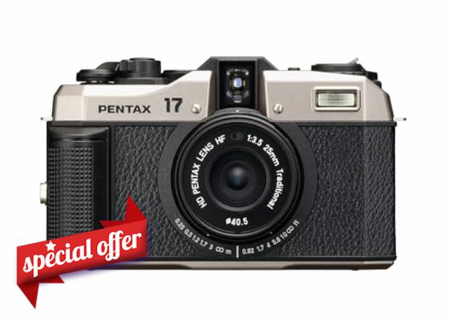 PENTAX 17 Half-Frame Behind-The-Lens Shutter 35mm Film Camera