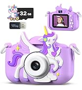 Teslahero Kids Camera Toys,Children Digital Video Camcorder Camera Gift for Girls Boys 3-12 Age K...