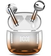 Wireless Earbuds Bluetooth 5.3 Headphones with 4 Mic HiFi Stereo Sound, Wireless Headphones with ...