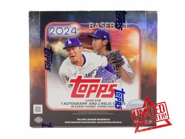 2024 Topps Update Series Baseball JUMBO box (10 pks/bx)