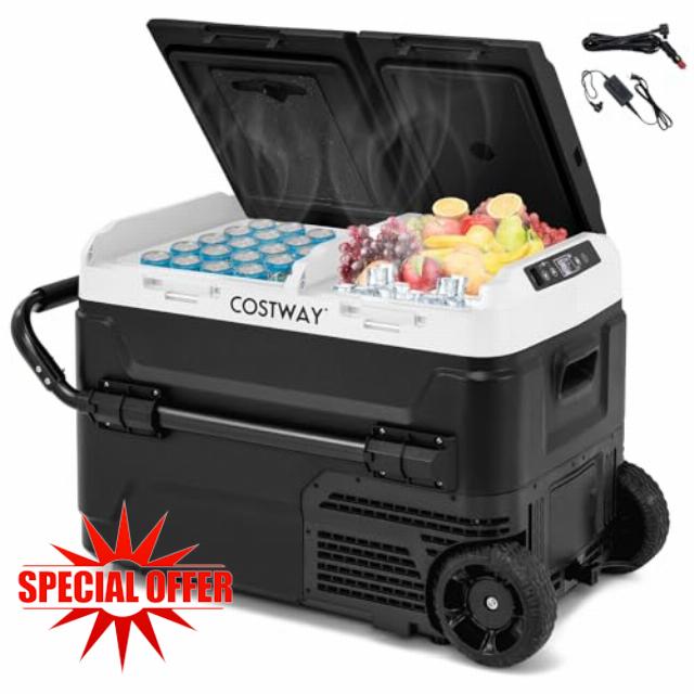 COSTWAY 40L Car Fridge Freezer