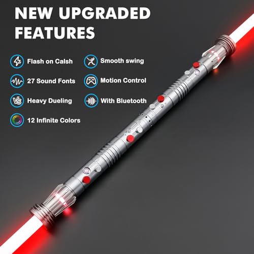 Heavy Dueling Lightsabers 2 Pack