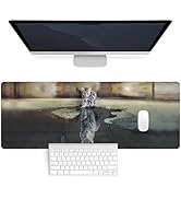 GLANDOTU Mouse Pad for Home Office Work,Extended Large Mouse Pad Desk Decor Pad,Stitched Edges An...