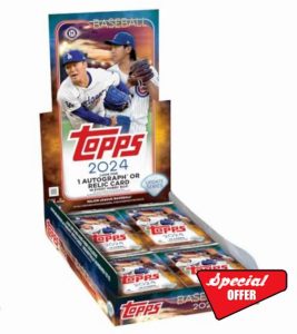 2024 Topps Update Baseball Sealed Hobby Box (1 Autograph Or Relic Per Box)