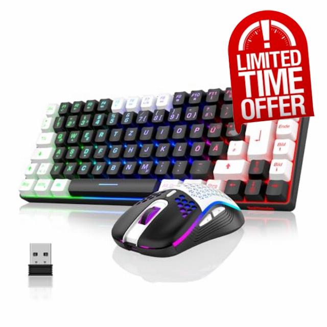 RedThunder K84 Wireless Gaming Keyboard and Mouse Set