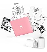 Phomemo M02 Mini Portable Printer - Thermal Bluetooth Pocket Printer Instant Phone Photo Printer,...