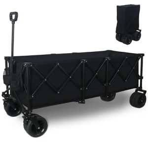 Beach Wagon with All-Terrain Wheels & Drink Holders