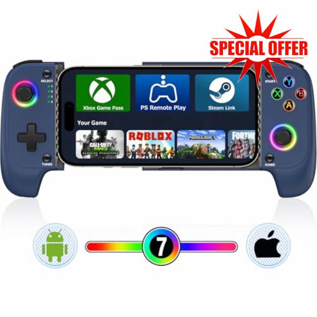 Exquisite Wireless Mobile Gaming Controller for iPhone/Android Phone