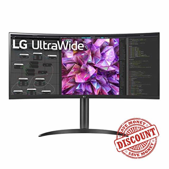 LG UltraWide QHD 34-Inch Curved Computer Monitor 34WQ73A-B